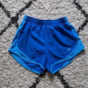 Nike dri fit blue athletic shorts